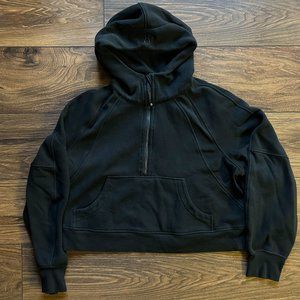 Lululemon Black Scuba Oversized Half-Zip Hoodie M/L